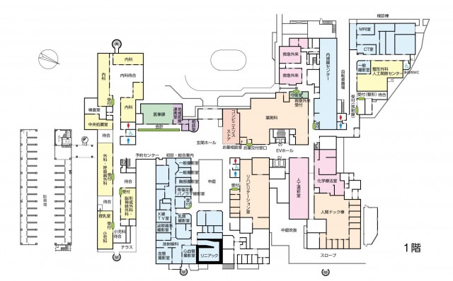 １階フロア案内図
